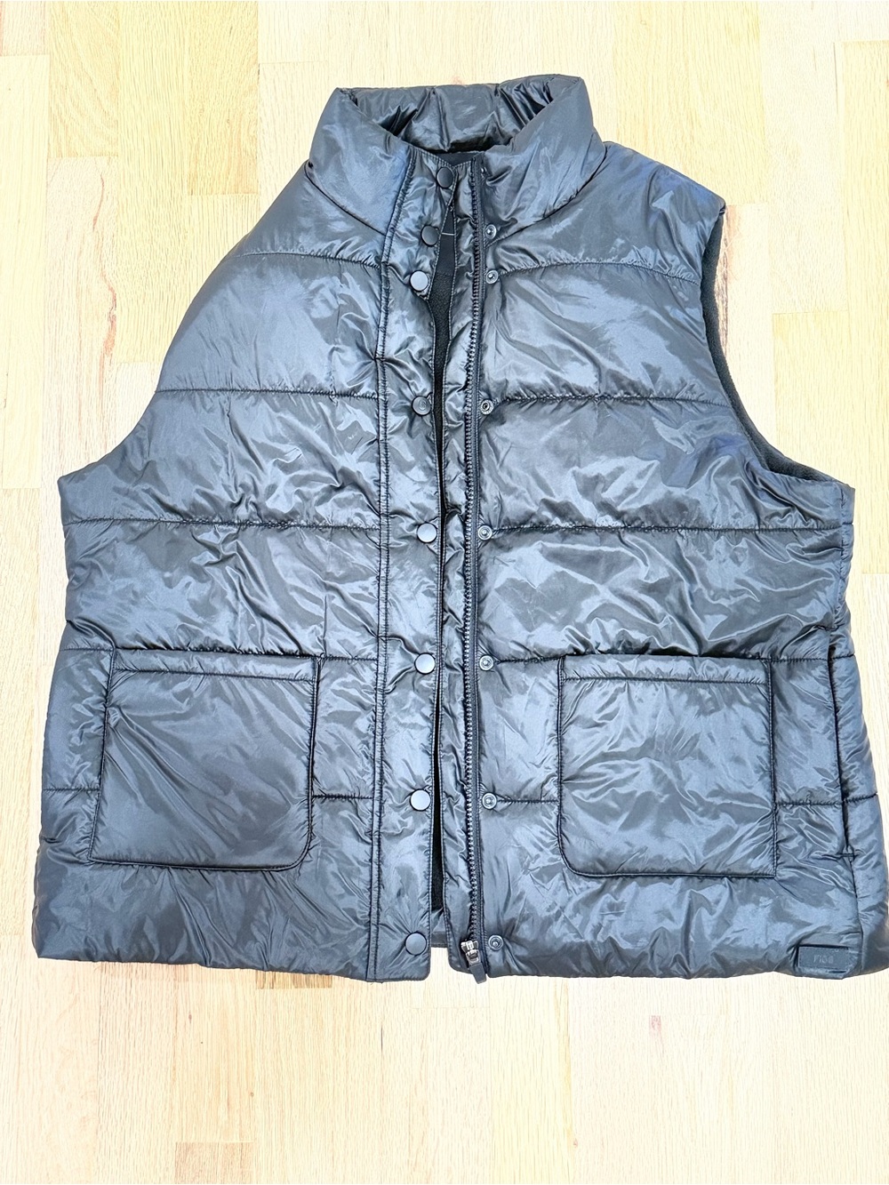FIGS 085 Performance Puffer Vest Black Fleece Lined Women’s XL
